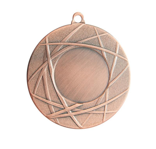 1033BR Generic 25mm Centre Patterned Medal 5cm