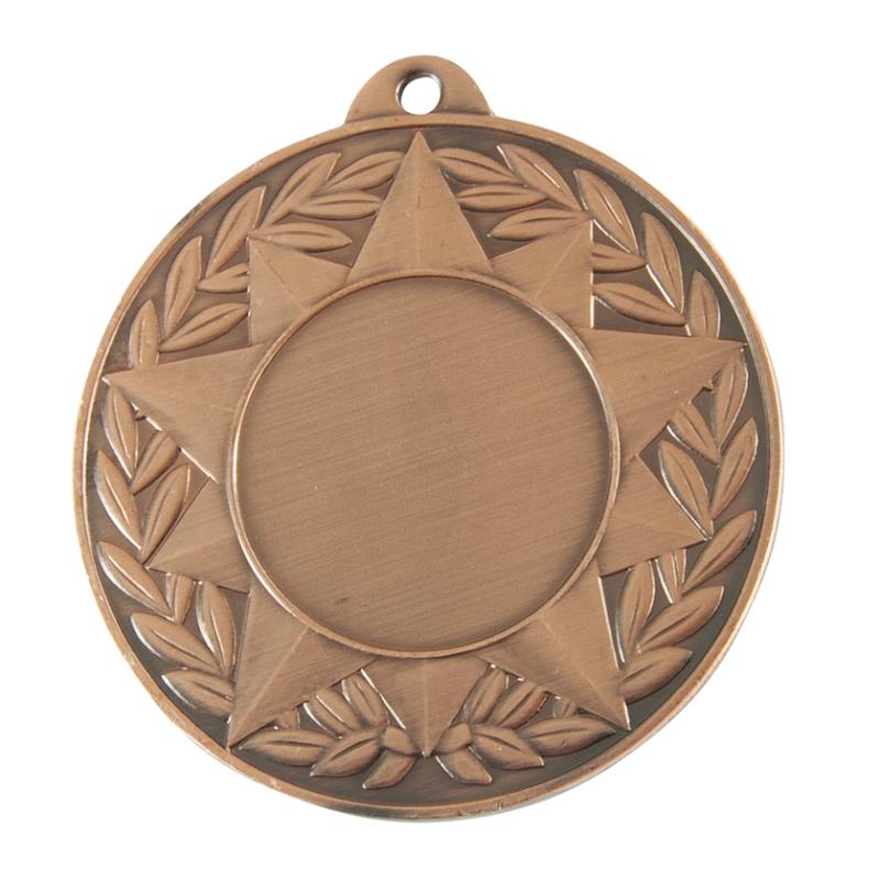 1041BR Generic 25mm Centre Wreath Medal 5cm