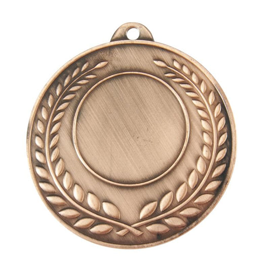 1042BR Generic 25mm Centre Wreath Medal 5cm