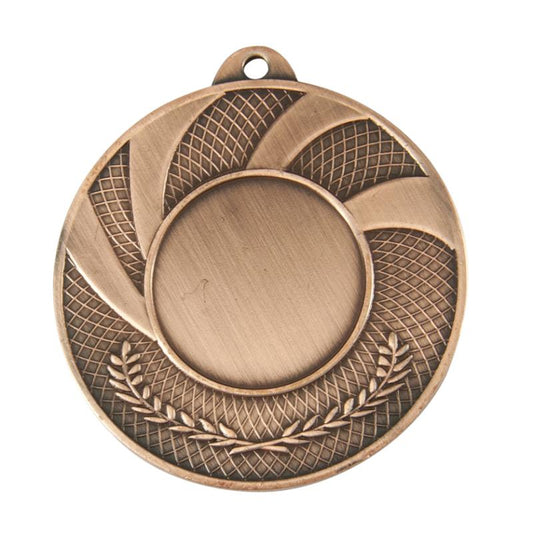 1043BR Generic 25mm Centre Wreath Medal 5cm