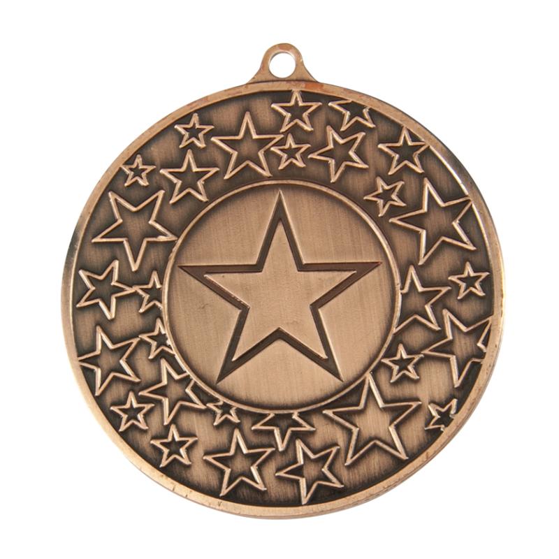 1044BR Generic 25mm Centre Wreath Medal 5cm