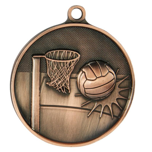 1050-8BR Supreme Medal - Netball 7cm
