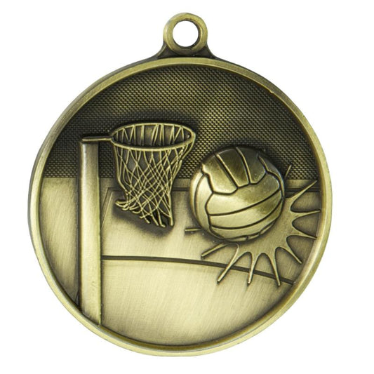 1050-8G Supreme Medal - Netball 7cm