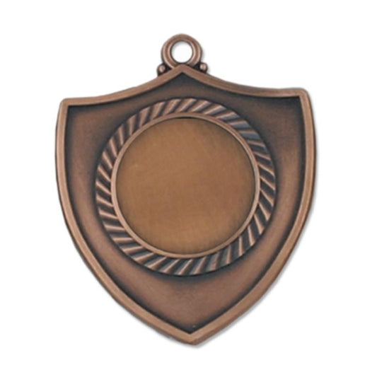 1062BR Shield Medal - 25mm insert 5cm