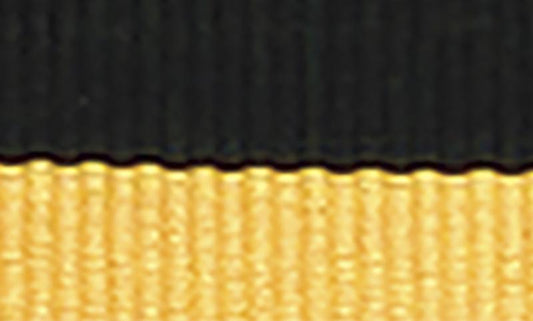 1065BK-G Black / Gold Ribbon 40cm