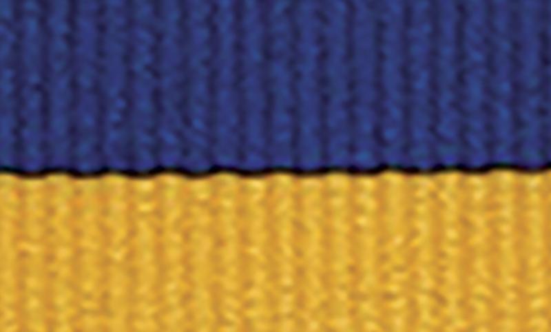 1065BU-G Blue / Gold Ribbon 40cm