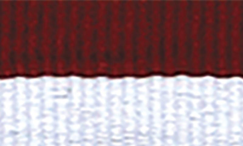1065MR-WH Maroon / White Ribbon 40cm