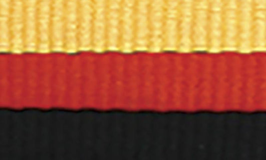 1065R-Y-BK Red / Yellow / Black Ribbon 40cm