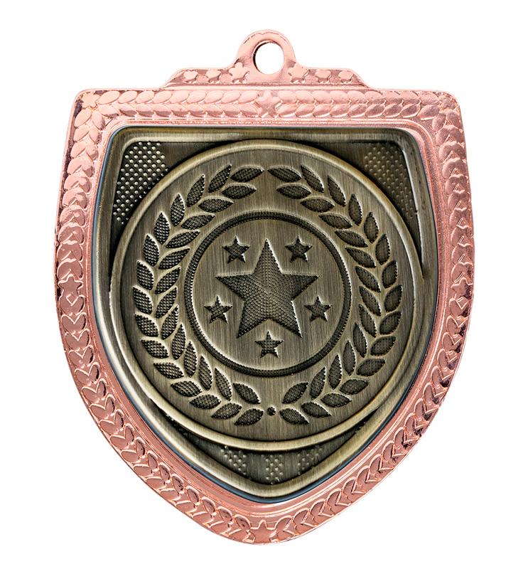 1067BVP-MS0G Shield Medal - Generic 8cm
