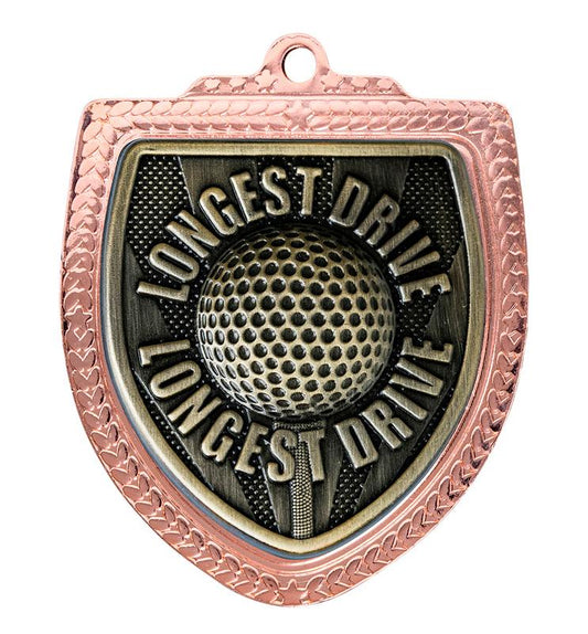 1067BVP-MS10LD Shield Medal - Golf LD 8cm