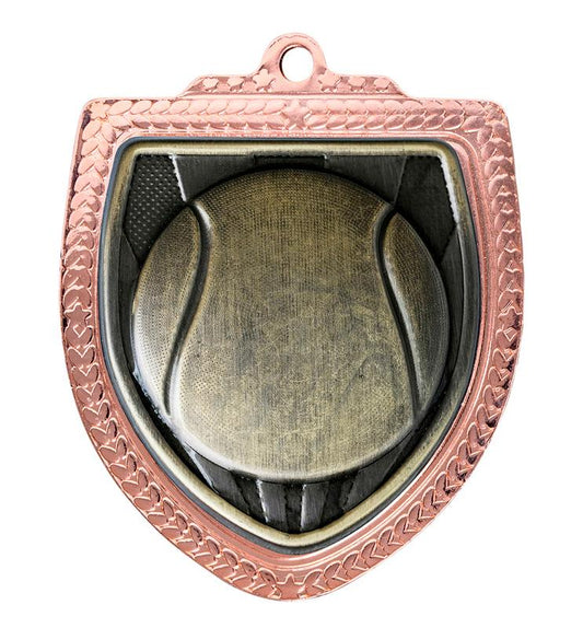 1067BVP-MS12B Shield Medal - Tennis Ball 8cm