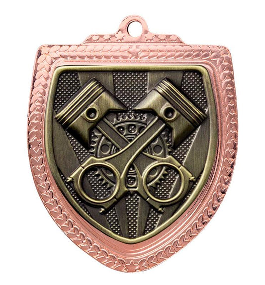 1067BVP-MS23B Shield Medal - MotorSport Pistons 8cm