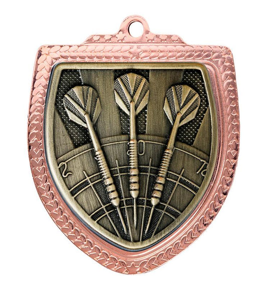 1067BVP-MS26G Shield Medal - Darts 8cm