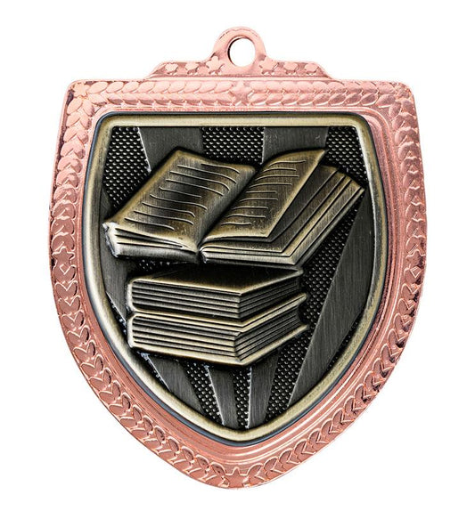 1067BVP-MS49G Shield Medal - Reading 8cm