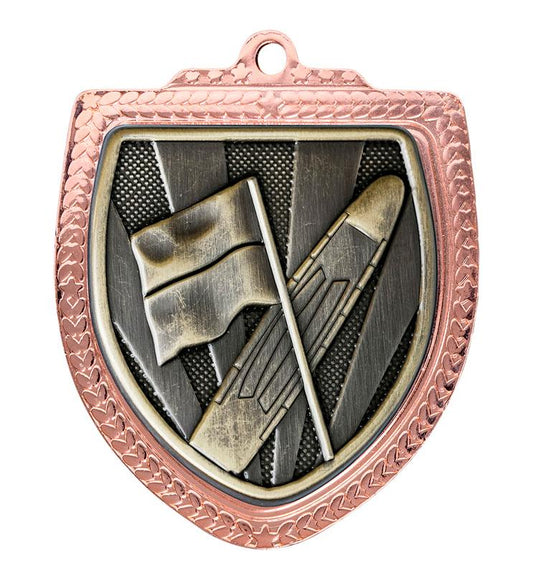 1067BVP-MS4G Shield Medal - Surf Lifesaving 8cm