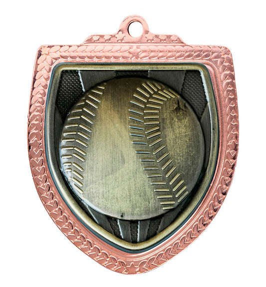 1067BVP-MS5B Shield Medal - Baseball/Softball 8cm