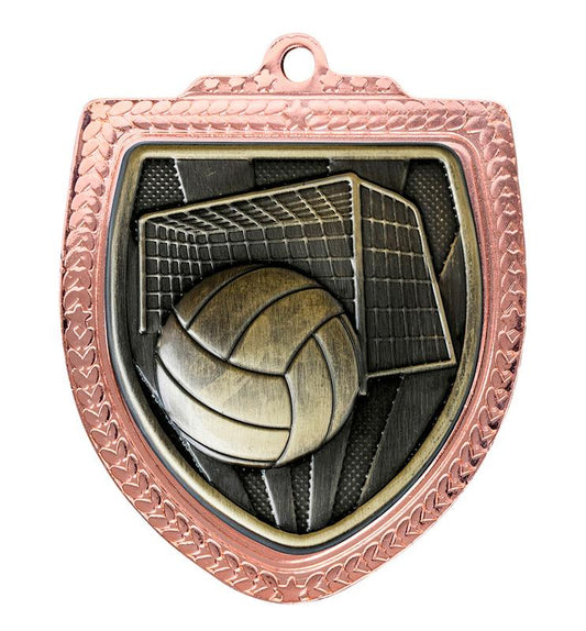1067BVP-MS68G Shield Medal - Waterpolo 8cm