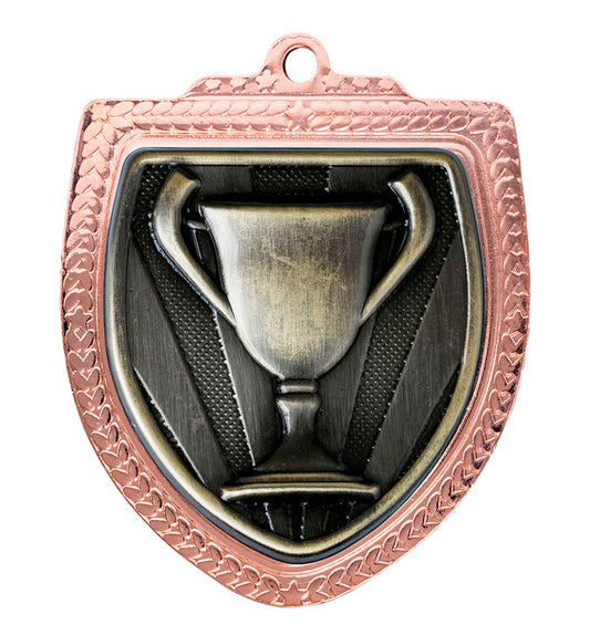 1067BVP-MS92G Shield Medal - Achievement 8cm