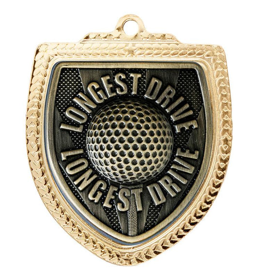 1067GVP-MS10LD Shield Medal - Golf LD 8cm