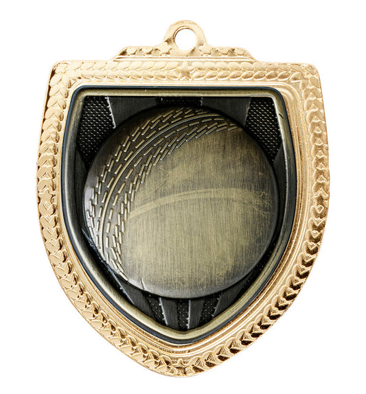 1067GVP-MS1B Shield Medal - Cricket Ball 8cm