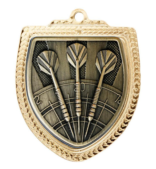 1067GVP-MS26G Shield Medal - Darts 8cm
