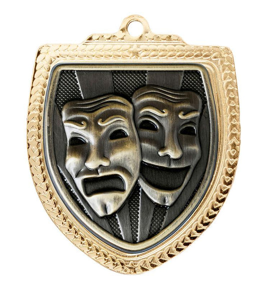 1067GVP-MS47G Shield Medal - Drama 8cm