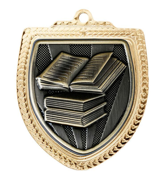 1067GVP-MS49G Shield Medal - Reading 8cm