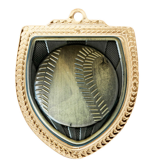 1067GVP-MS5B Shield Medal - Baseball/Softball 8cm