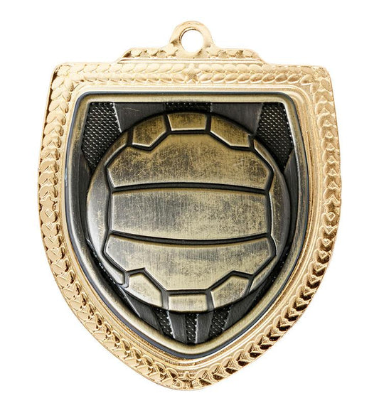 1067GVP-MS8B Shield Medal - Netball 8cm