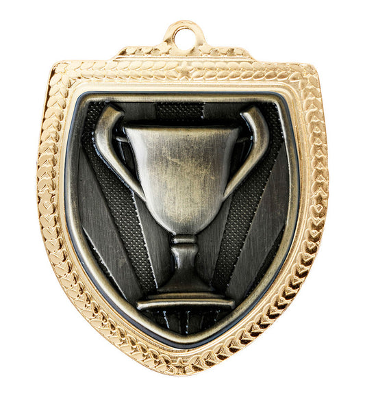 1067GVP-MS92G Shield Medal - Achievement 8cm