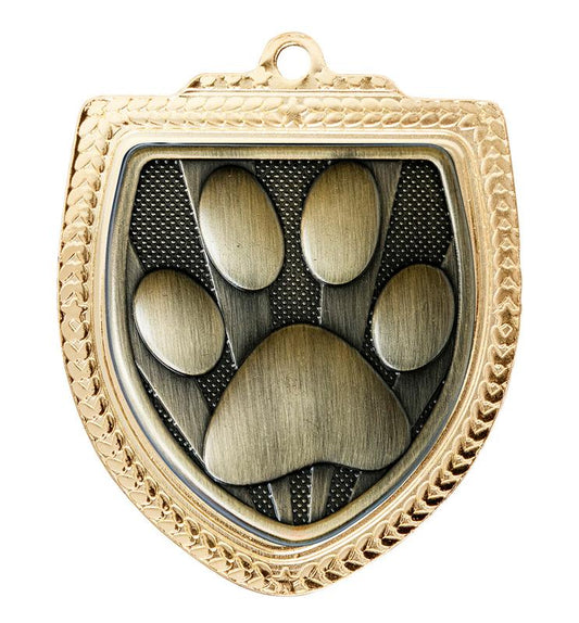 1067GVP-MS97G Shield Medal - Dogs 8cm