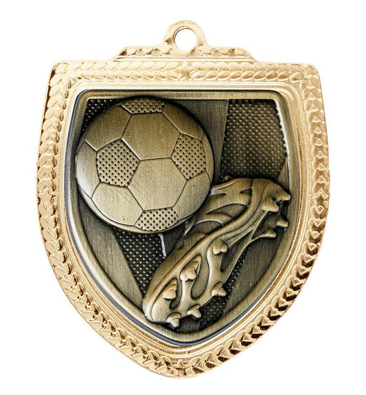1067GVP-MS9A Shield Medal - Football Boot 8cm