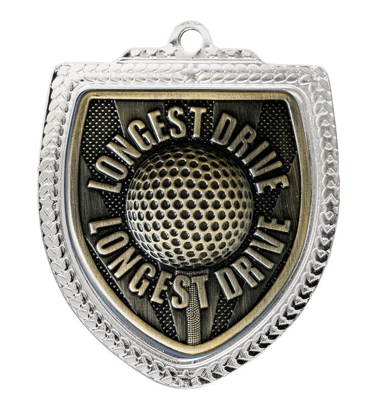 1067SVP-MS10LD Shield Medal - Golf LD 8cm