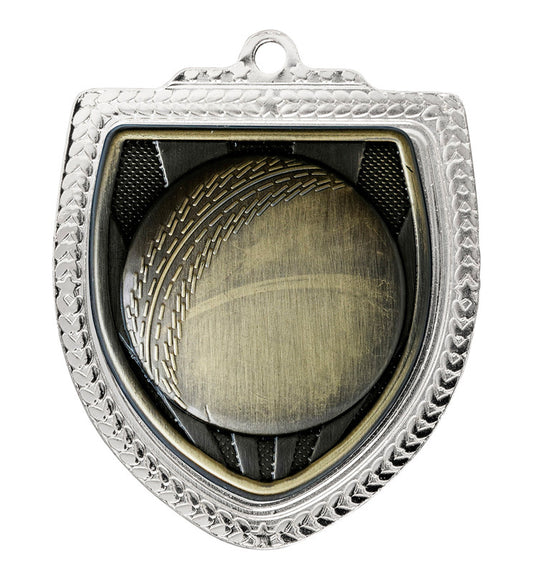 1067SVP-MS1B Shield Medal - Cricket Ball 8cm
