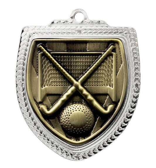 1067SVP-MS24G Shield Medal - Hockey 8cm