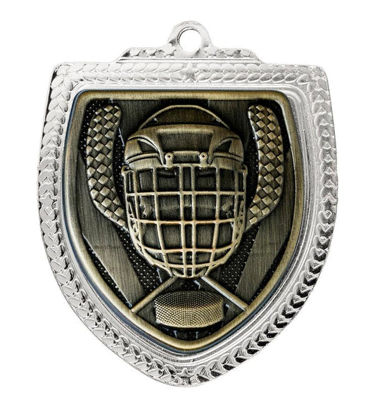 1067SVP-MS25G Shield Medal - Ice Hockey 8cm
