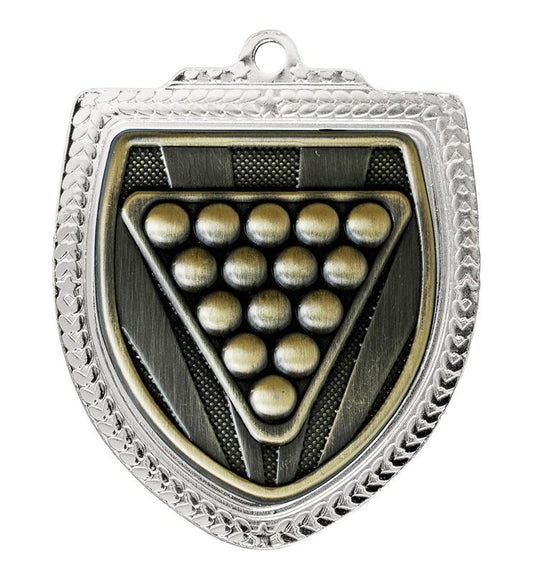 1067SVP-MS34G Shield Medal - Billiards/Pool 8cm