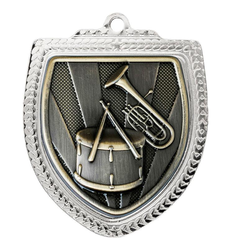 1067SVP-MS45G Shield Medal - Band 8cm
