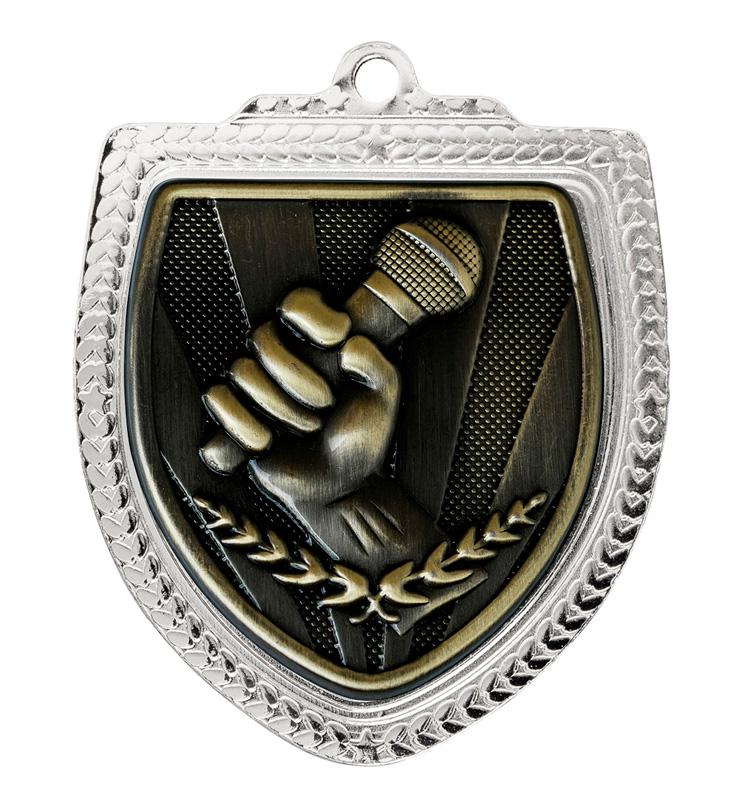 1067SVP-MS48G Shield Medal - Debating/Public Speaking 8cm