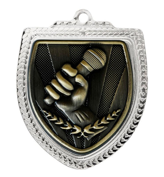 1067SVP-MS48G Shield Medal - Debating/Public Speaking 8cm
