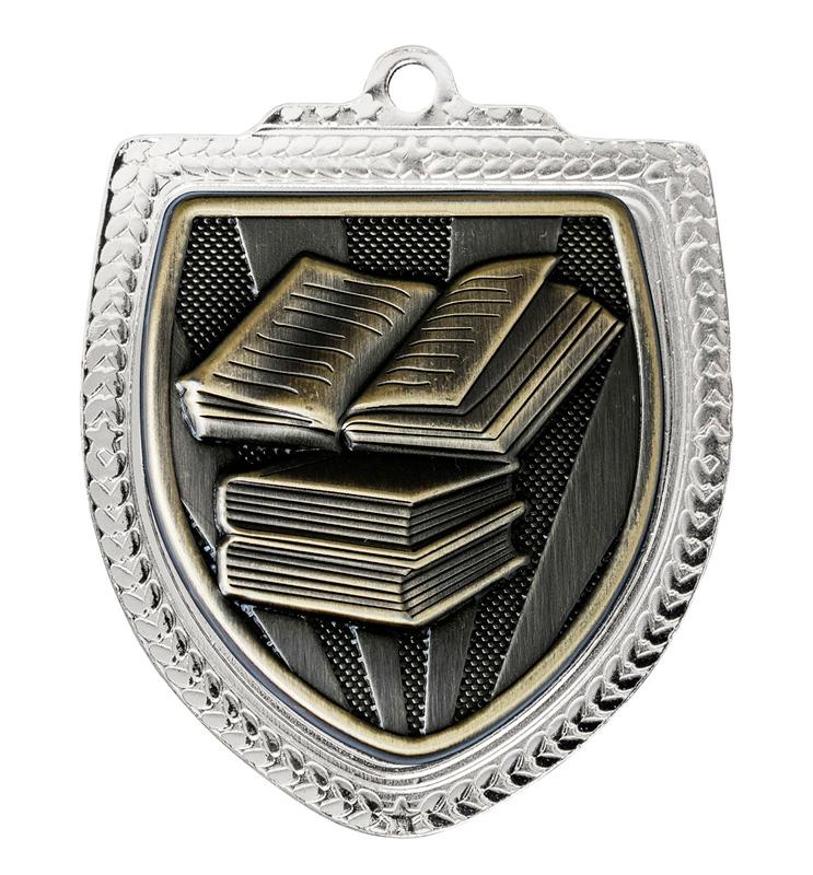 1067SVP-MS49G Shield Medal - Reading 8cm