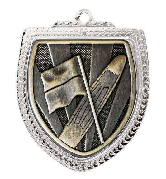 1067SVP-MS4G Shield Medal - Surf Lifesaving 8cm