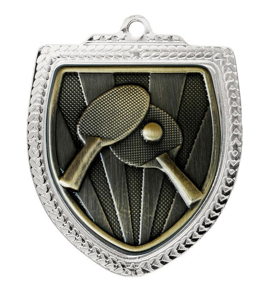 1067SVP-MS59G Shield Medal - Table Tennis 8cm