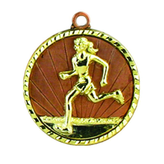 1068-17F-BR Medal-Aths. Fem. 5cm