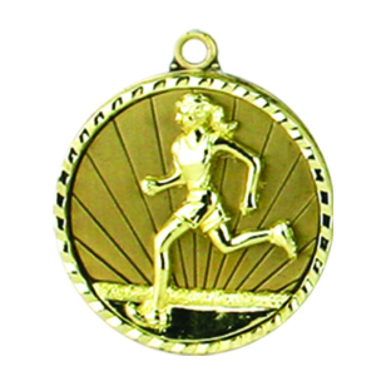 1068-17F-G Medal-Aths. Fem. 5cm