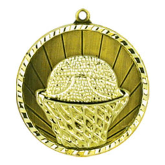 1068-7G Medal-Basketball 5cm