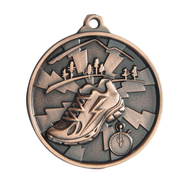 1070-CROSS-BR Lightning Medal-Cross Country 5cm