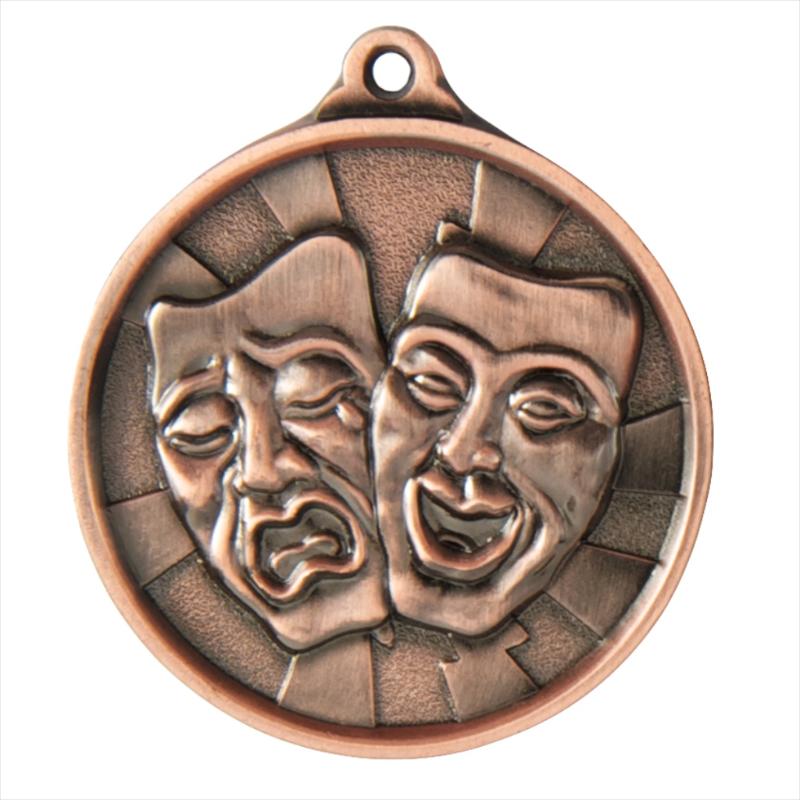 1070-DRAMA-BR Lightning Medal-Drama 5cm