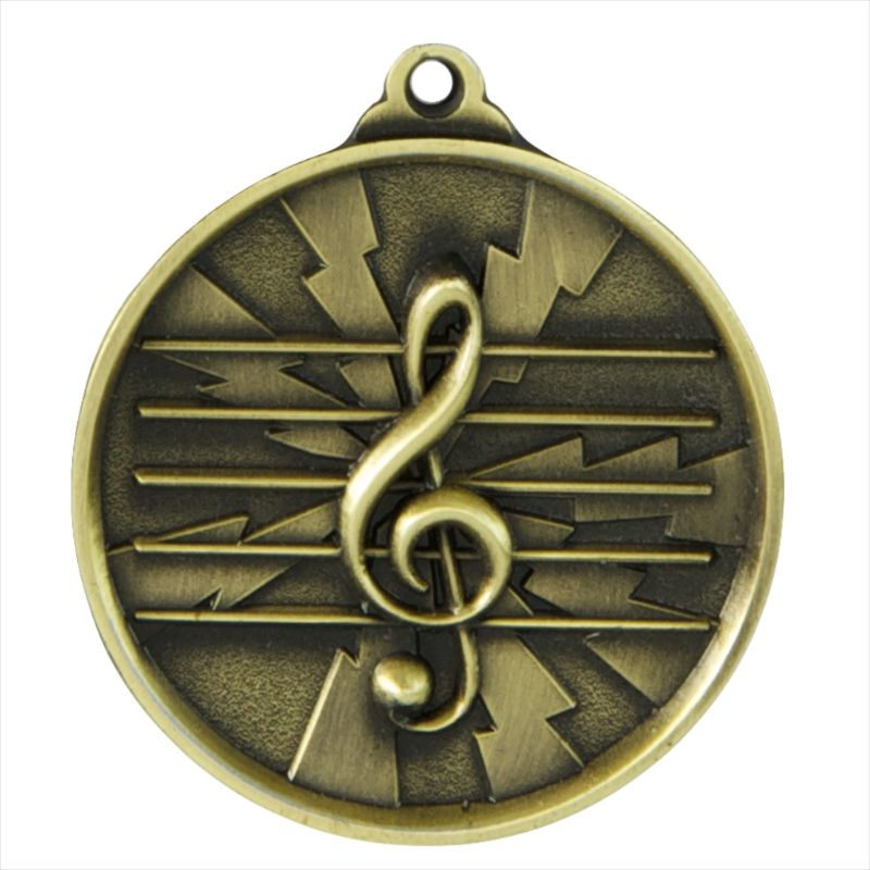 1070-MUSIC-G Lightning Medal-Music 5cm