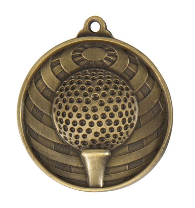 1073-10G Global Medal-Golf 5cm
